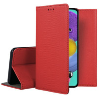 Кожен калъф тефтер и стойка Magnetic FLEXI Book Style за Samsung Galaxy A51 A515F червен 